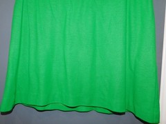 VTG 60s 70’s DRESS MINI JUMPER STRIPED KNIT POLY GREEN XS/S MOD GOGO GROOVY