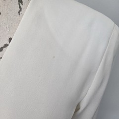 VTG Bob Mackie off White Dress Beaded Sequin Long Sleeve size 0-2