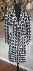1970s Custom Made Lurex Woven 2 Piece Suit