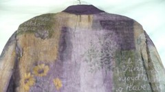 GIULIA v Women’s Over TOP/JACKET Size 16 Vintage purple sheer