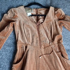 Vintage 1980s brown GUNNE SAX Prairie Cottagecore Renaissance