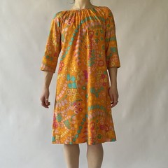60s Mod Cotton Shift Made in England for Lord & Taylor The Country Clothes Shop