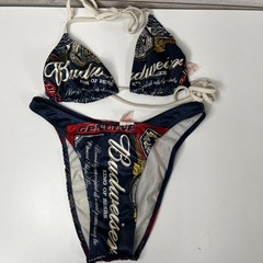 Budweiser Swim Suit Bikini 2002 Women’s Vintage Size Medium