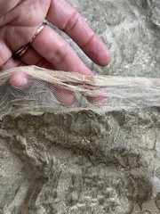 Antique Edwardian S Gold Lame Lace Blouse Salvaged Dress Fragment