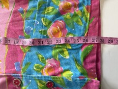 Vtg Peter Popovitch Floral Camp Shirt Retro Collar 80s Abstract Knit Blouse Med
