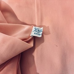 Vtg Luxite Kayser Apricot Orange Dress Nylon Chiffon Slip 34