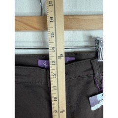 New Gloria Vanderbilt Amanda Slimming Classic Tapered Leg Pants size 16 Brown
