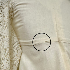 Vintage 1970s Angel Sleeve Ivory Lace Cottagecore Style Maxi Dress Cutout Label