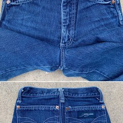 Vintage James Jean jeans Sz 27 22 1/2” X 34” 70s 80s 1970s Stamped Jean Machine