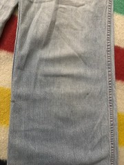Vintage 60s 70s Landlubber Flare Wide Leg Jeans Hippie Disco 23×29 11.5 Leg