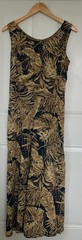 Vintage Croft & Barrow Sleeveless Flowy Casual Maxi Dress Tie Back Floral Summer