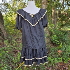 Vintage Malco Modes Square Dance Petticoat Skirt Top Set Rockabilly Petite P