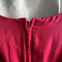 Vintage EJM Ltd. Bright Pink Dress Size 6P Made In USA Work Court Church, D29