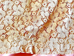 Antique 1940s ‘Quaker Lady’ Early American Ivory White Lace Dress