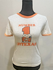 Rare Vintage 1970s Champion Blue Bar Snoopy University of Texas UT Women’s Small