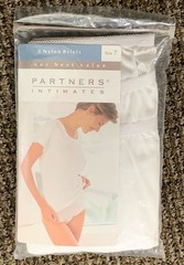 Vintage Mervyn’s Partners Intimates 100% Nylon Brief Panties-NOS 3 Pack-Size 7