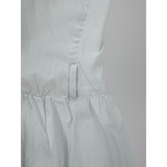 Vtg 60s Godfried house dress sz S semi sheer Yoke lace shabby chic cottage