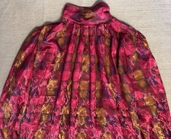 DAVID MATTHEW Women 14 Vintage 80’s Blouse Multicolor Bright Long Sleeve, EUC