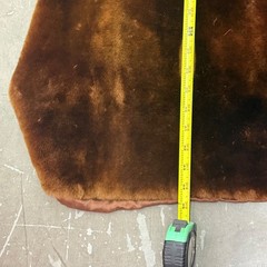 Vintage Sheared Beaver Fur Coat Sellers Gough Brown Swing Coat Women