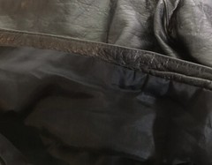 Vintage 1980s Cedars Erez Levy Black High Waist Leather Cuffed Shorts 4