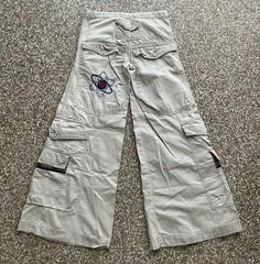 Women’s Vintage JNCO Industries Girlie Stuff Khaki Pants Size: XS W/ Drawstring