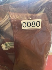 VTG Rustic Genuine Leather Vest Large (42) Mexico Cowboy Ranch Style Motorcycle