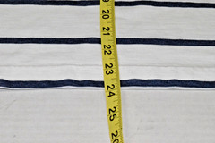 Vintage T-Shirt Huntington Ridge Size M 90s Navy Blue White Stripe Ringer