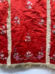 Vintage Gorgeous Chinese Silk Embroidered Apron Skirt 94×70 Cm