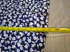 Christian Dior Blue And White Floral Print Nightgown Slip Dress See Pictures