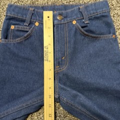 Vintage 80s Levi’s 718 Student Orange Tab Jeans 25×31 Made in USA 85