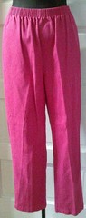 FAVORITES 80’s Bright Pink Pull on Trouser Pants Slacks M