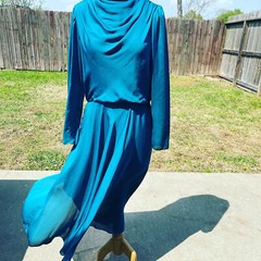 vintage aj bari Dress Size Medium Dry Clean /hand wash Only
