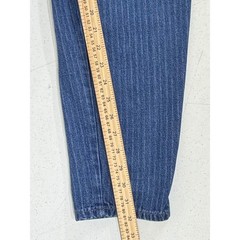 Lee Vintage High Rise Mom Jeans Size 25 Pinstripe Pleated Tapered Vintage 90s