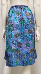 Vintage 1950’s CHARMODE Floral Half Slip Petticoat Accordion Pleats – Size S