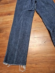 Vintage Wrangler Womens High Waist Bareback Denim Jeans Sz 3/4