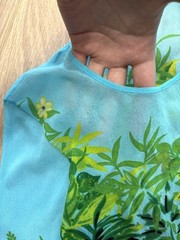 Vintage Kenzo Jungle Mesh Top Long Sleeved Y2k Size S Avant Garde French 90s