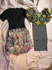Vintage 1970s, 1980s, 1990s Dress Reseller Lot Funky Patterns