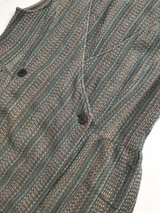 VTG Adini Lagenlook Duster Dress Vest Women’s Large Cotton Pockets India