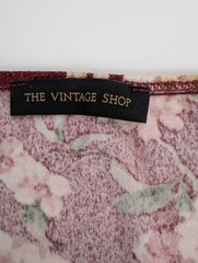 Vintage 90’s Y2K Burgundy Stretch Floral Velvet Grunge Whimsigoth Wrap Dress S M