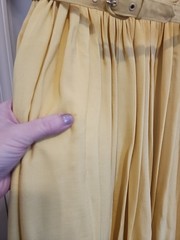 Vintage Yellow Dress Size XS/SM