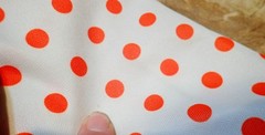 Vintage 70’s 100 Parkhouse Dallas Polka Dot Swing Dress XXS Rockabilly Mod MCM