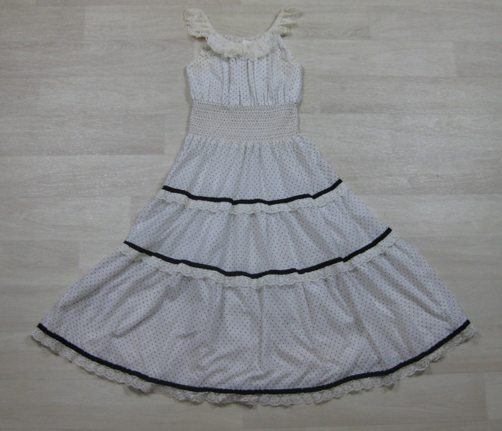 Vintage 70s Midi Prairie Dress (L) Swiss Dot Romantic Boho Jonathan Logan