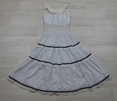 Vintage 70s Midi Prairie Dress (L) Swiss Dot Romantic Boho Jonathan Logan