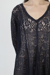 Vintage 90s Nostalgia Gypsy Lace Dress Sheer Babydoll Oversized Maxi Sundress L