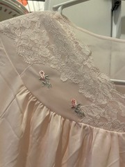 VINTAGE Shadow Line Pink Satin Bed Jacket M