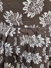 Vintage Cotton Floral Dress Full Skirt Retro 50s/ Mid Century Style
