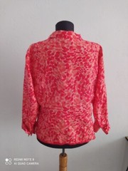 Vintage 100% Silk Women’s Jacket Blazer L, UK 14, US 12