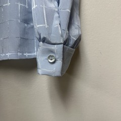 Jonquil By Judy Bond Womens 10 Button Up Top Long Sleeve Shirt Tie Neck NOS