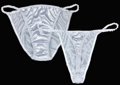 Satin String Bikini & Thong · Retro | 2-Pack | S/5