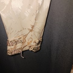 Roaring 20s Style Dress 100% Silk D’ore Vintage Dramatic Plunging Back Pink 6